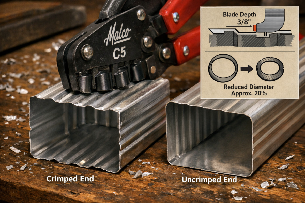 Key Takeaways and why you need a Malco 5-blade crimper - creates leak-proof joints that last.