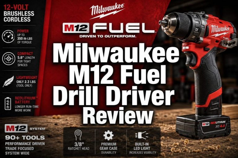 Milwaukee M12 Fuel Drill Driver Review