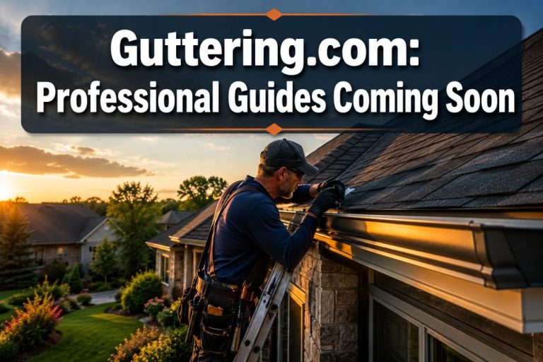 Guttering.com: Professional Guides Coming Soon, 31 Years of Trade Knowledge, Finally in One Place