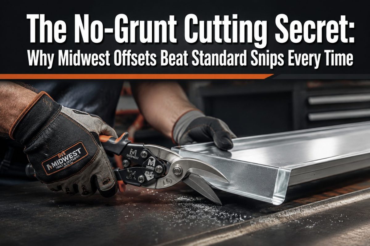 The "No-Grunt" Cutting Secret: Why Midwest Offsets Beat Standard Snips Every Time