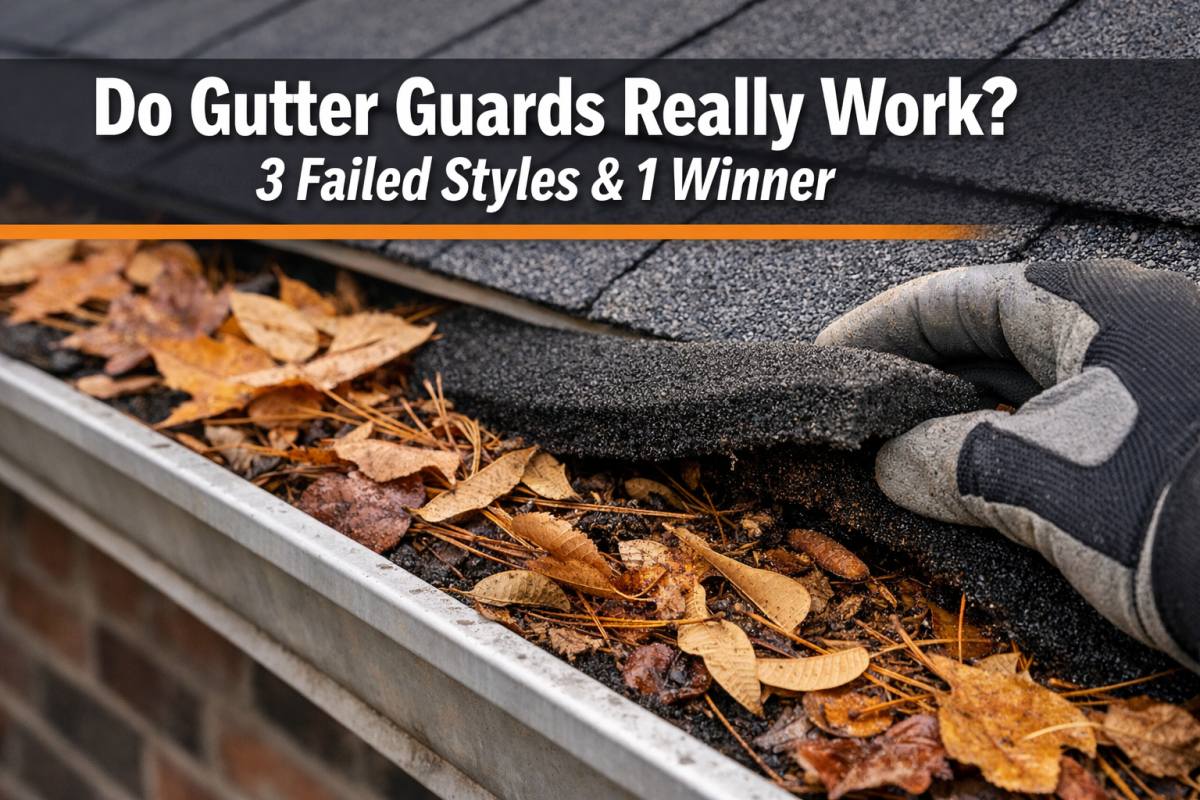 Do Gutter Guards Really Work? 3 Failed Styles and 1 Winner
